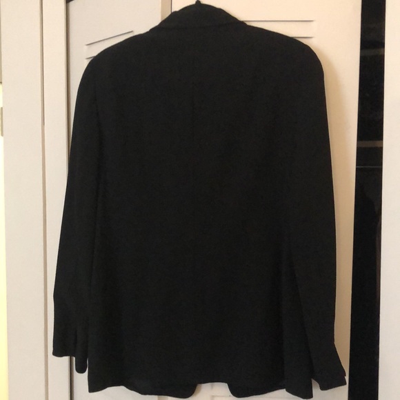Akris Punto size US 12 black blazer Wool/ viscose blazer - Picture 6 of 8